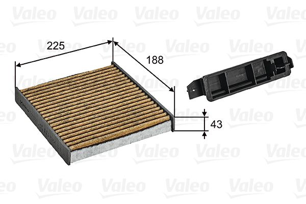 VALEO filtras, salono oras 701030