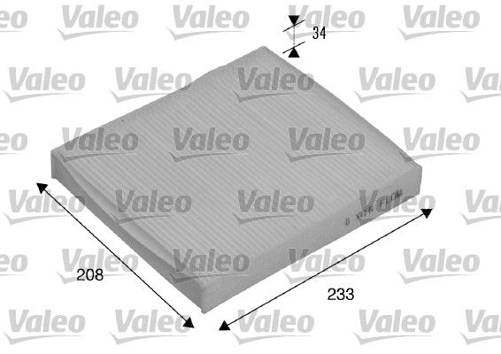 VALEO filtras, salono oras 715510