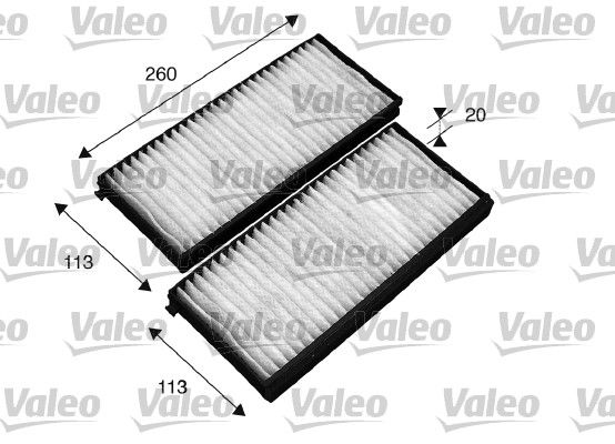 VALEO filtras, salono oras 715522