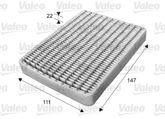 VALEO filtras, salono oras 715656