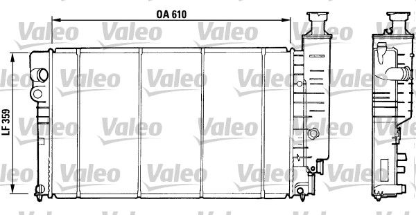 VALEO radiatorius, variklio aušinimas 730506