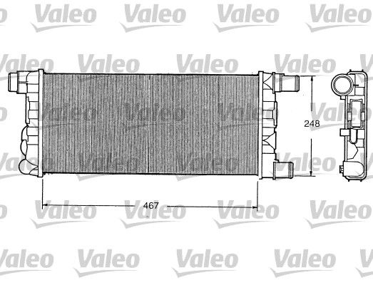 VALEO radiatorius, variklio aušinimas 730520