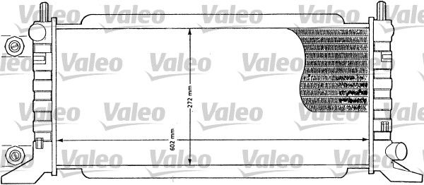 VALEO radiatorius, variklio aušinimas 730587