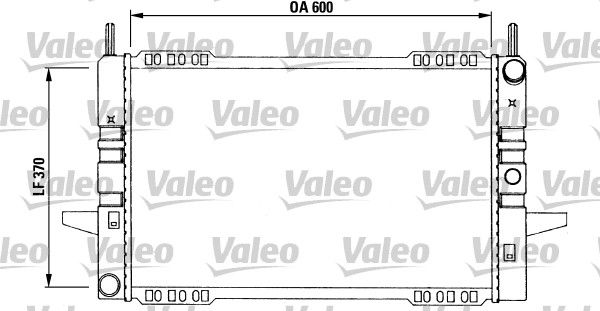 VALEO radiatorius, variklio aušinimas 730968