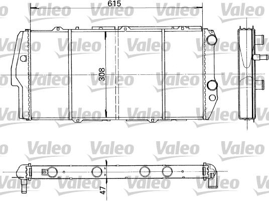 VALEO radiatorius, variklio aušinimas 730992