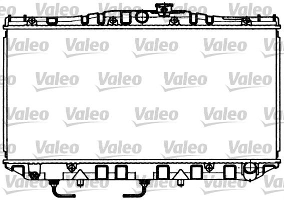 VALEO Радиатор, охлаждение двигателя 731096