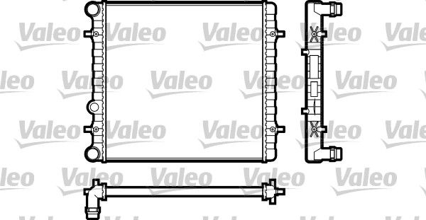 VALEO Радиатор, охлаждение двигателя 731606