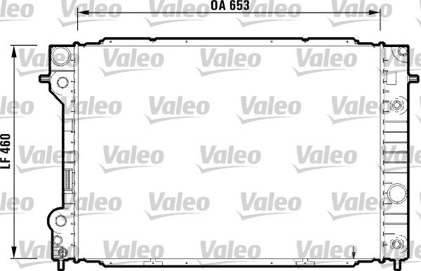 VALEO radiatorius, variklio aušinimas 731843