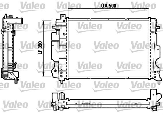 VALEO radiatorius, variklio aušinimas 732121