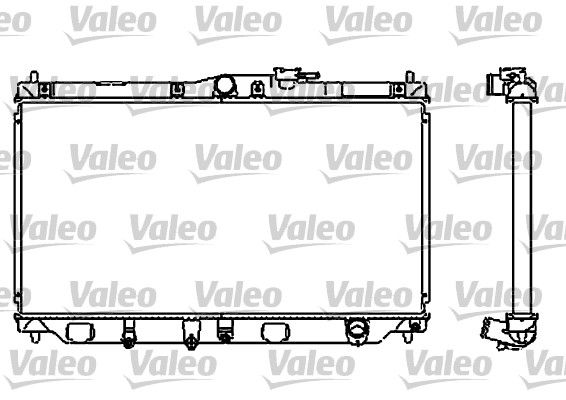 VALEO Радиатор, охлаждение двигателя 732323