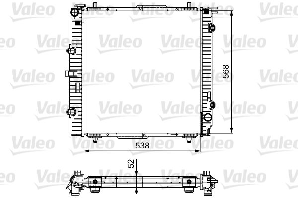 VALEO radiatorius, variklio aušinimas 732459