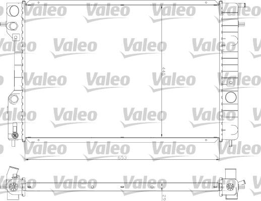 VALEO Радиатор, охлаждение двигателя 735065