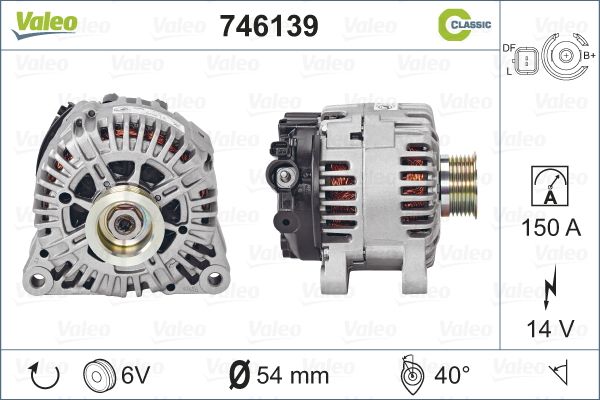 VALEO kintamosios srovės generatorius 746139