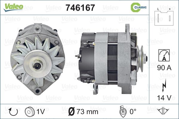 VALEO kintamosios srovės generatorius 746167