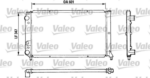 VALEO radiatorius, variklio aušinimas 810922