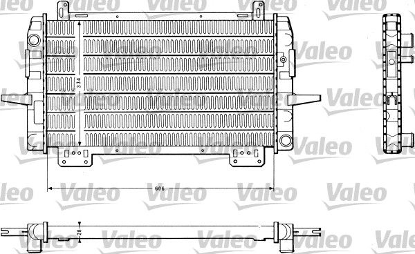 VALEO radiatorius, variklio aušinimas 811048