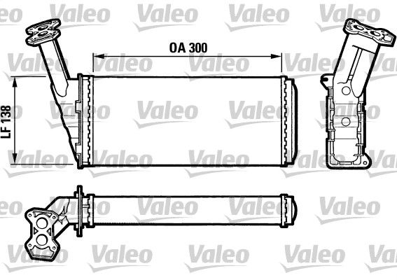 VALEO šilumokaitis, salono šildymas 812036