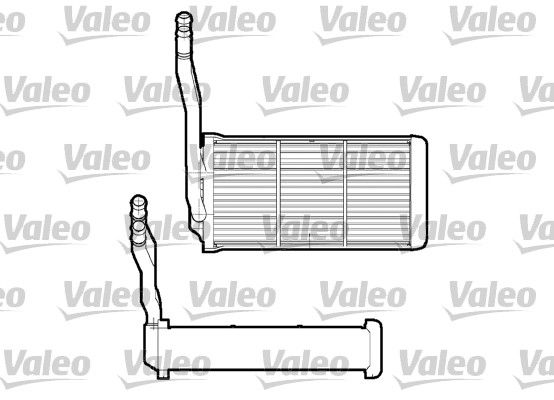 VALEO Теплообменник, отопление салона 812268