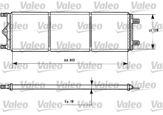 VALEO Радиатор, охлаждение двигателя 816868