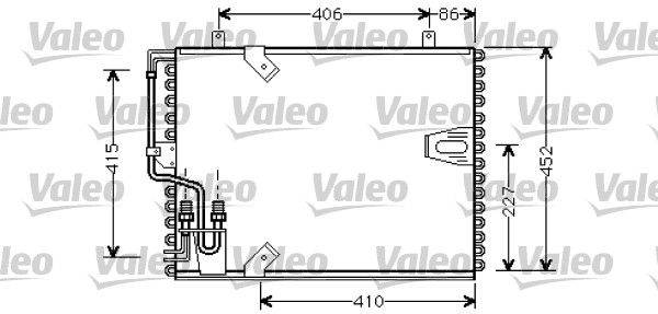 VALEO Конденсатор, кондиционер 816874