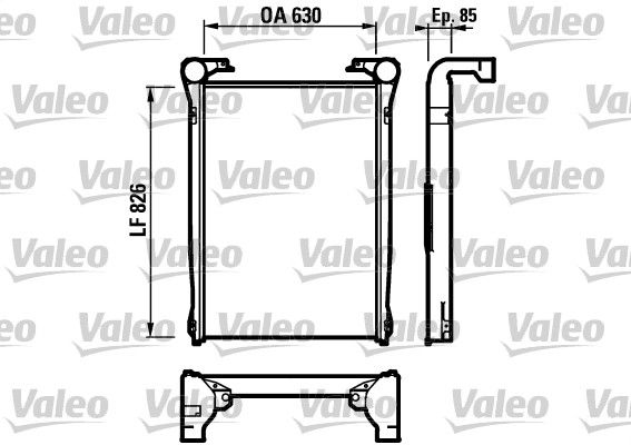 VALEO Интеркулер 816978