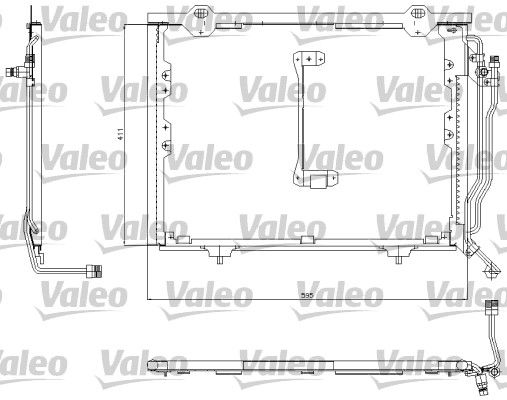 VALEO Конденсатор, кондиционер 817492