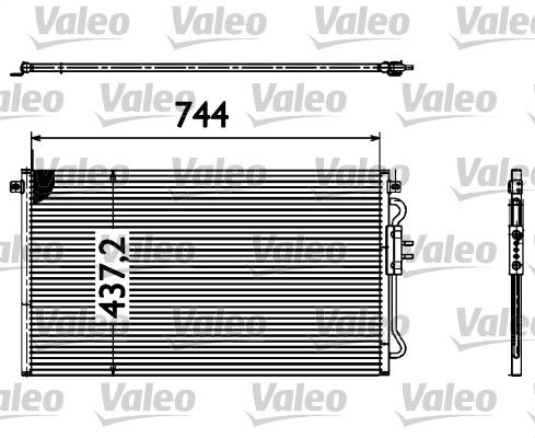 VALEO kondensatorius, oro kondicionierius 817582