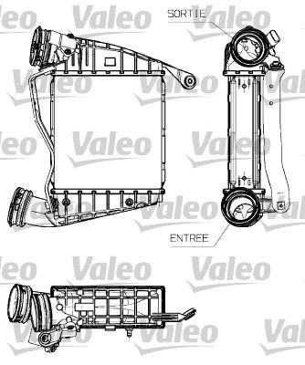 VALEO Интеркулер 817634