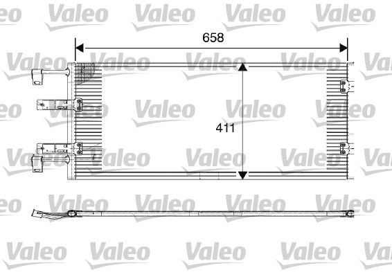 VALEO kondensatorius, oro kondicionierius 817645