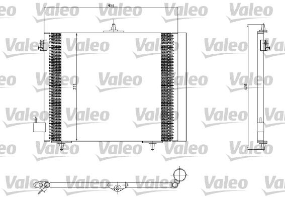 VALEO kondensatorius, oro kondicionierius 817663