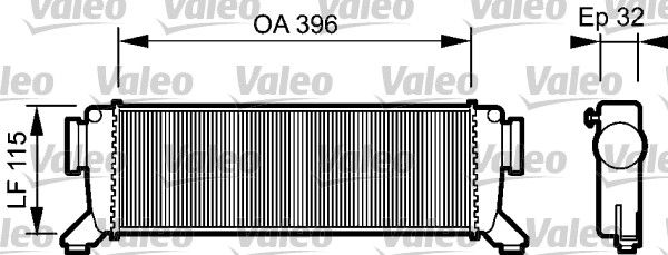 VALEO Интеркулер 817759