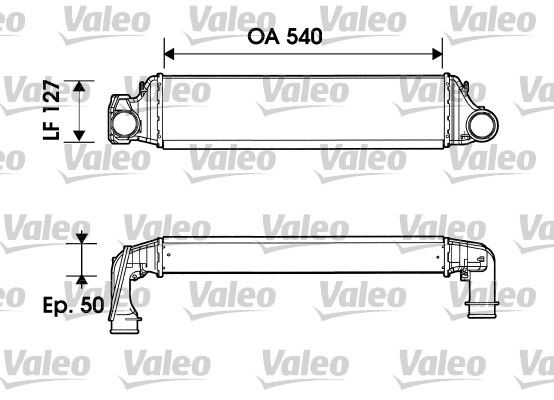 VALEO Интеркулер 817874