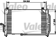 VALEO Конденсатор, кондиционер 818058