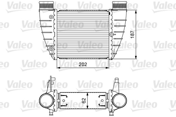 VALEO Интеркулер 818325