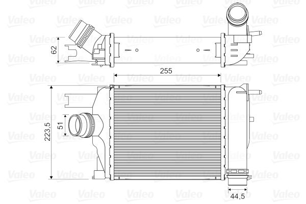 VALEO Интеркулер 818609