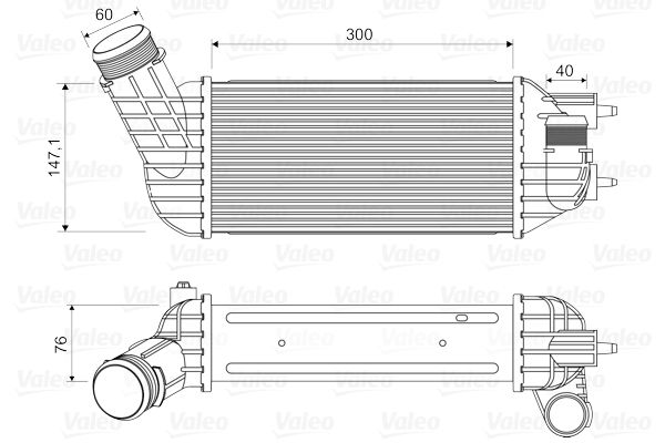 VALEO Интеркулер 818652