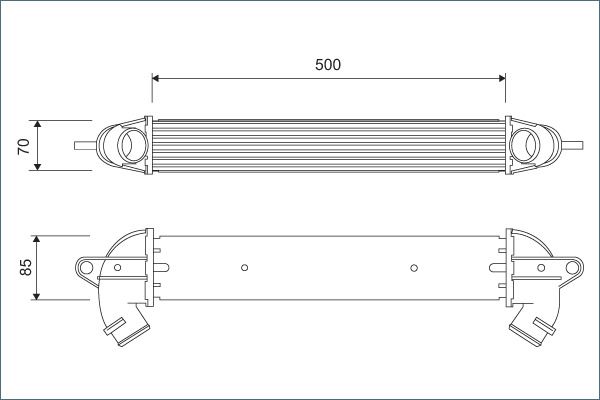 VALEO Интеркулер 818711