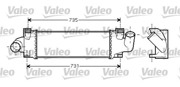 VALEO Интеркулер 818717