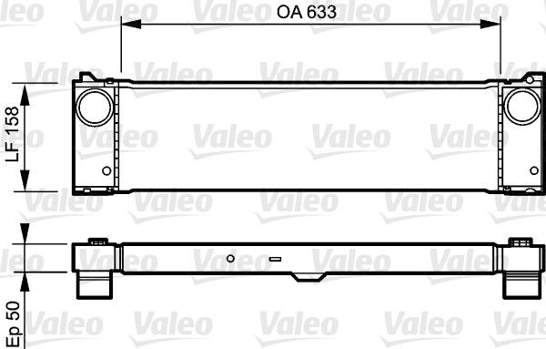 VALEO Интеркулер 818807