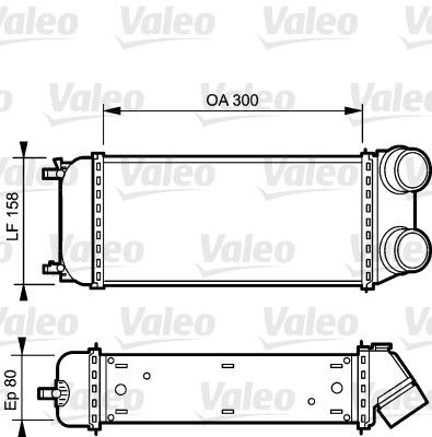 VALEO Интеркулер 818822