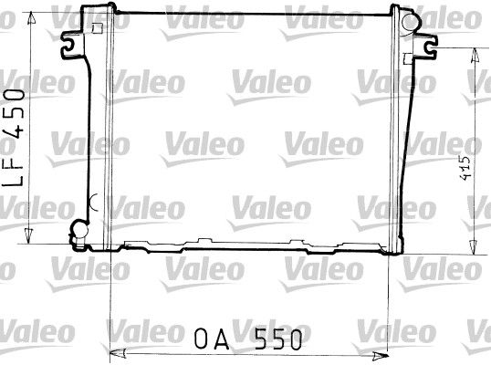 VALEO Радиатор, охлаждение двигателя 819394