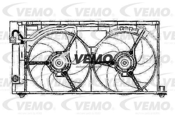 VEMO ventiliatorius, radiatoriaus V22-01-1761