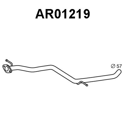 VENEPORTE Труба выхлопного газа AR01219