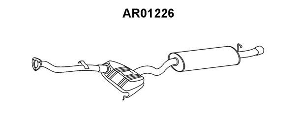 VENEPORTE Глушитель выхлопных газов конечный AR01226