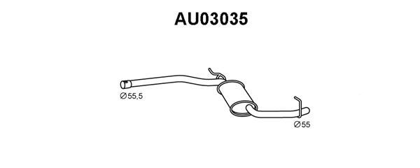 VENEPORTE priekinis duslintuvas AU03035