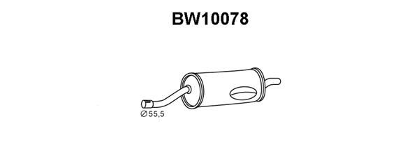 VENEPORTE Глушитель выхлопных газов конечный BW10078