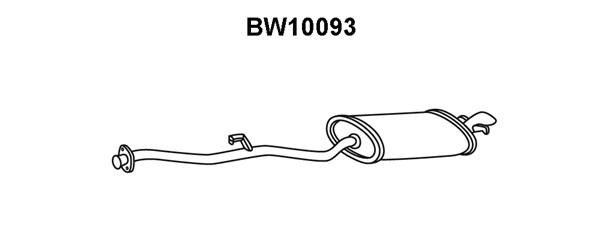 VENEPORTE Глушитель выхлопных газов конечный BW10093