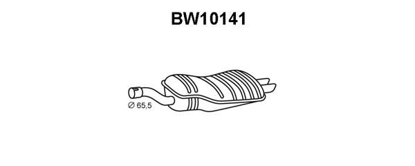 VENEPORTE Глушитель выхлопных газов конечный BW10141