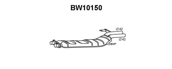 VENEPORTE Предглушитель выхлопных газов BW10150