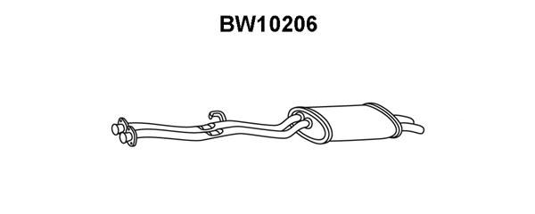 VENEPORTE Глушитель выхлопных газов конечный BW10206